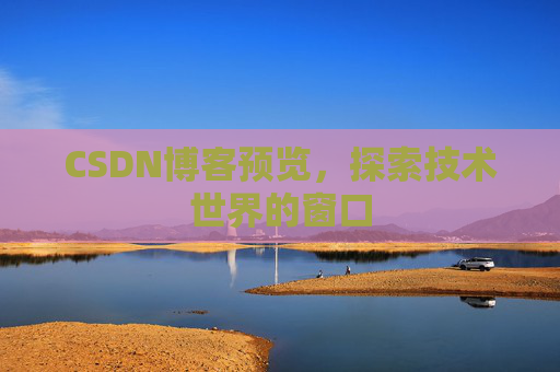 CSDN博客预览,探索技术世界的窗口